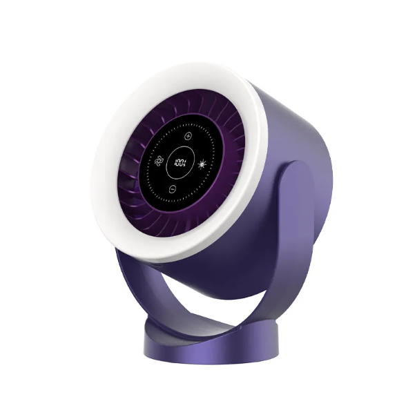 Ventilador sin cable de enchufe durante uso / Fan running without wall plug